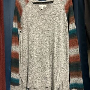 Maurices Multicolor Striped Sweater Top